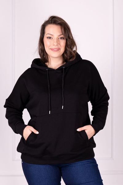 Picture of PLUS SIZE PLAIN HOODIE